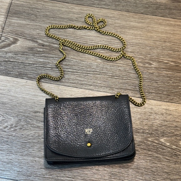 Madewell Black Leather small Crossbody Bag